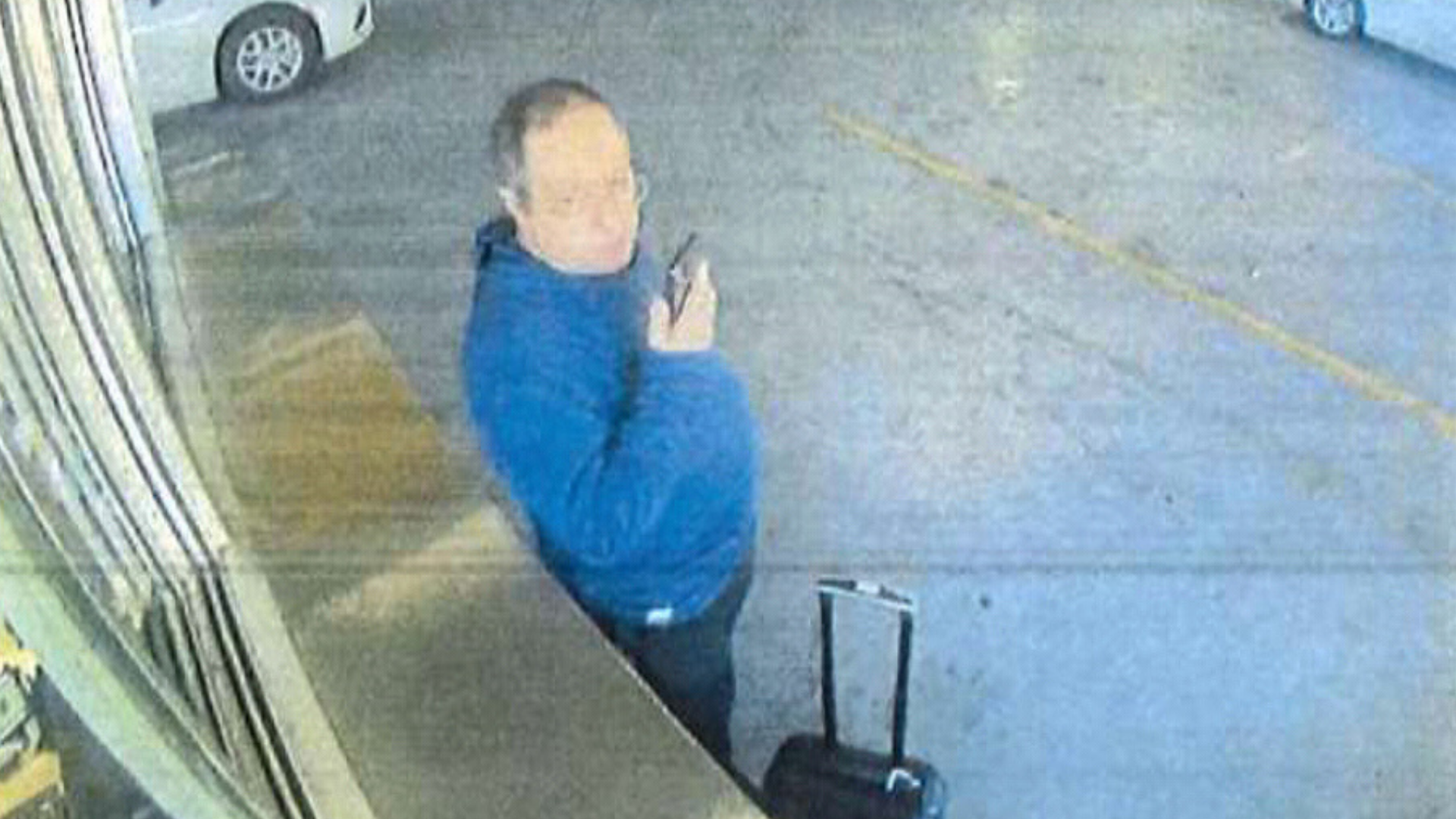 This image provided by Providence Police Dept. shows surveillance images of Claudio Neves Valente, a suspect in the mass shooting at Brown University.