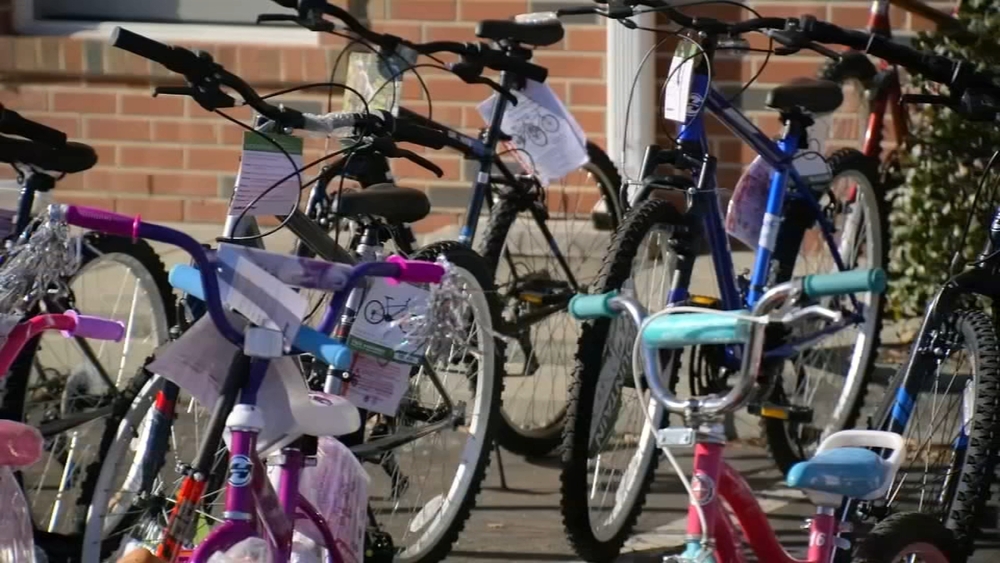 Secretary of NC donates 55 bikes to Durham children for Christmas