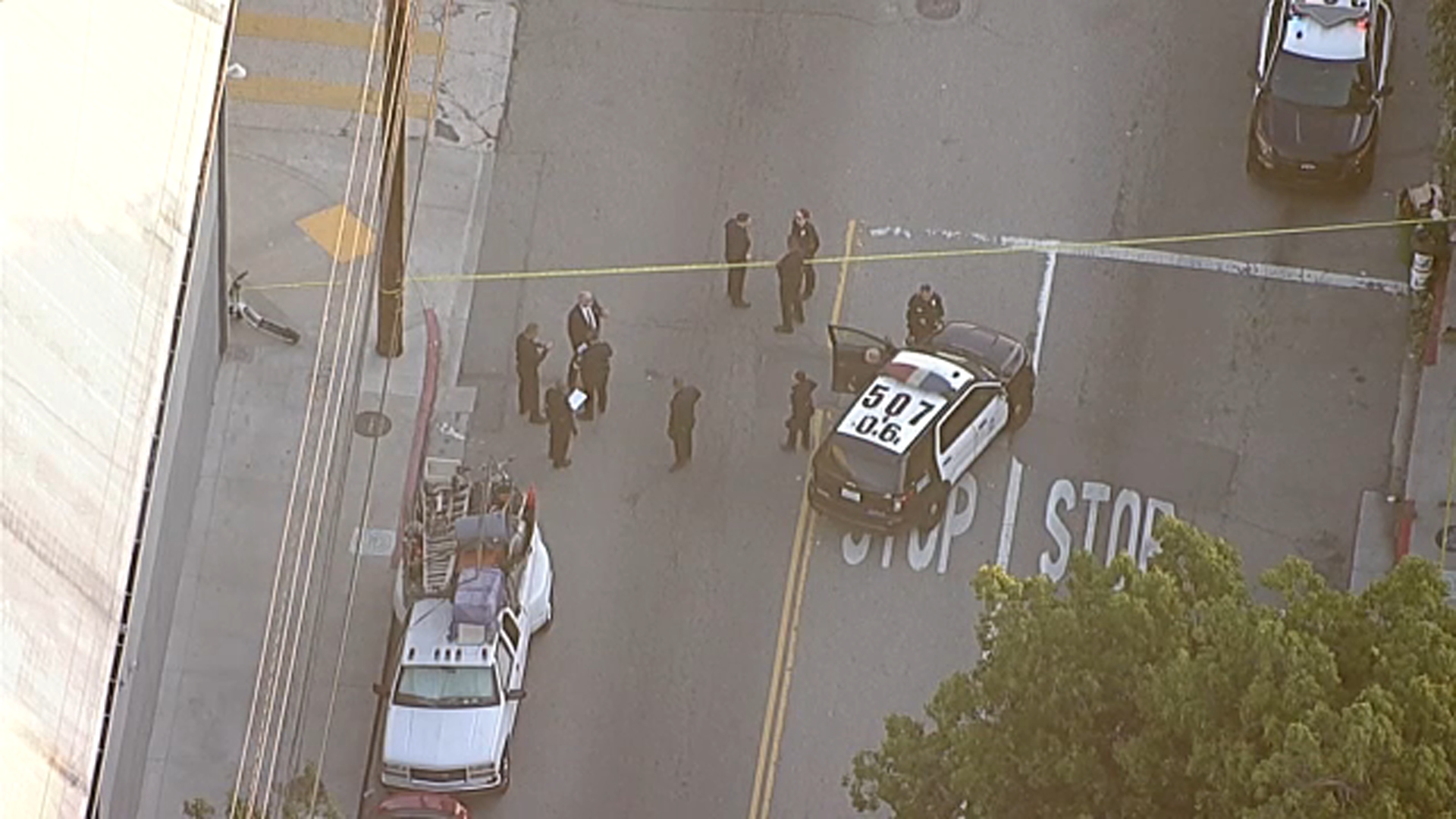 Man fatally shot by police in Hollywood was 'speaking to ghosts,' armed with knife, LAPD says