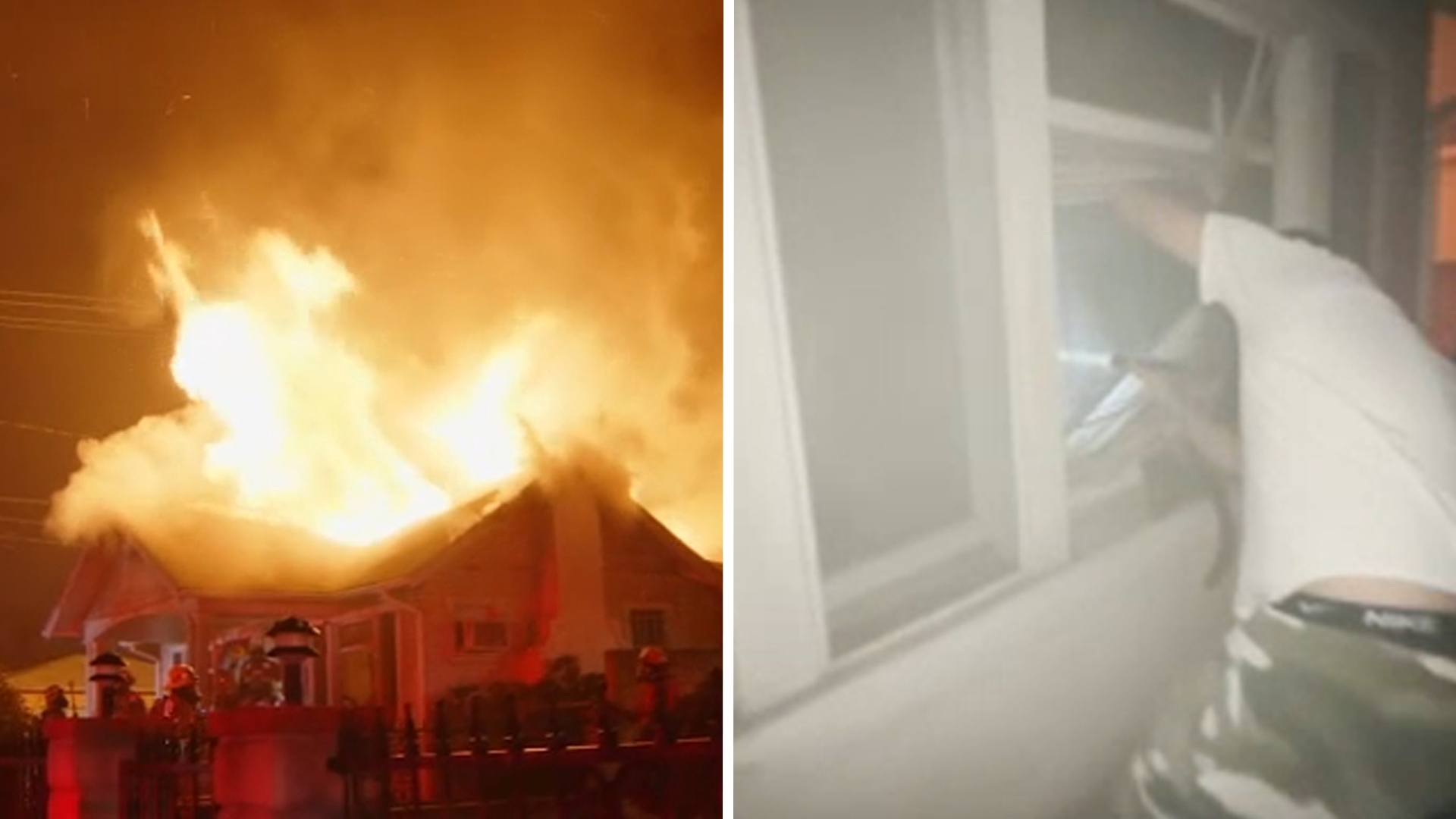 Vecinos acuden rápidamente a ayudar mientras un mortal incendio arrasa una  vivienda en Alhambra; 1 muerto, varios heridos - ABC7 Los Angeles, image size:1920x1080