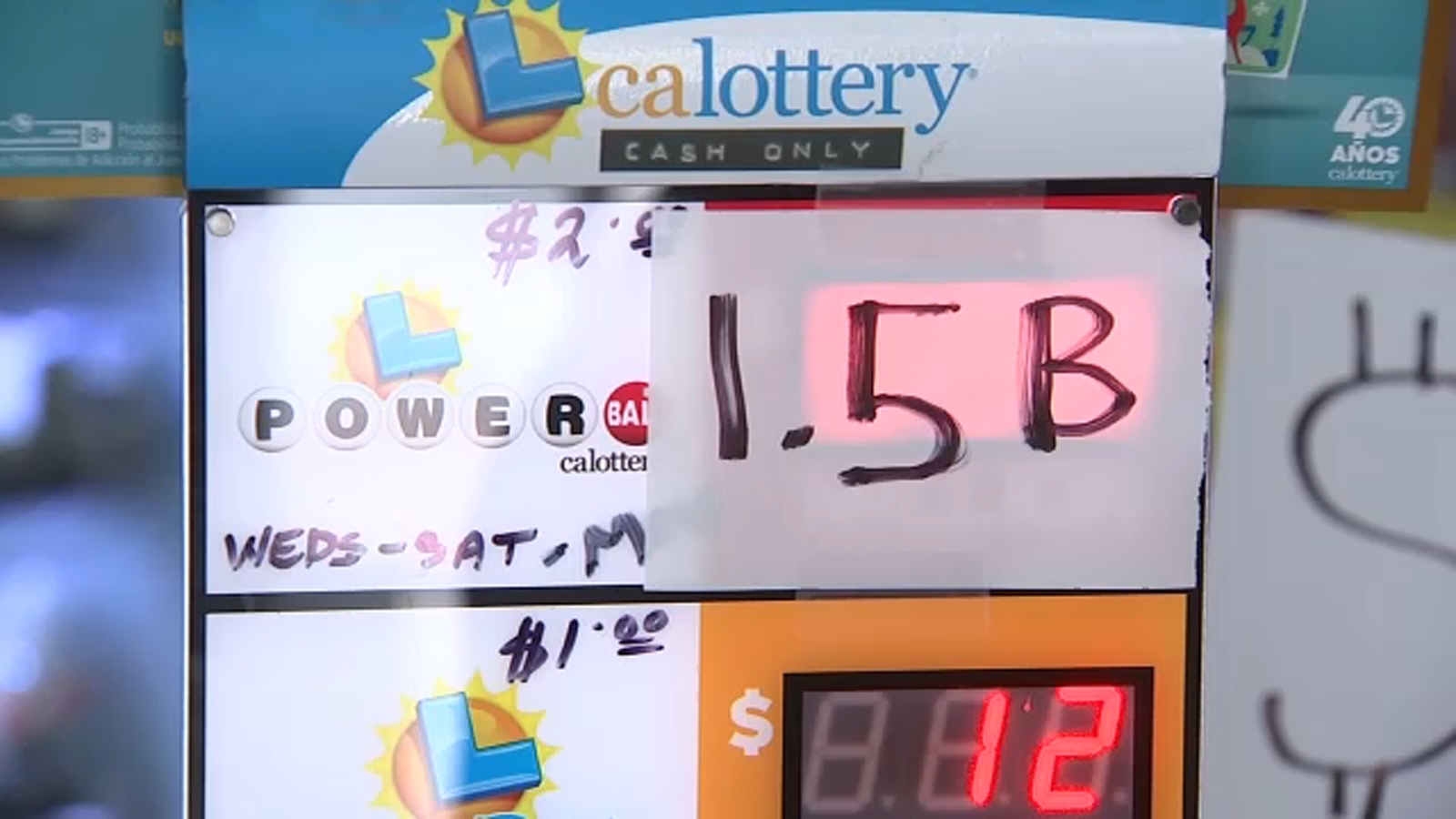 Powerball jackpot soars to $1.5 billion for Saturday night's drawing