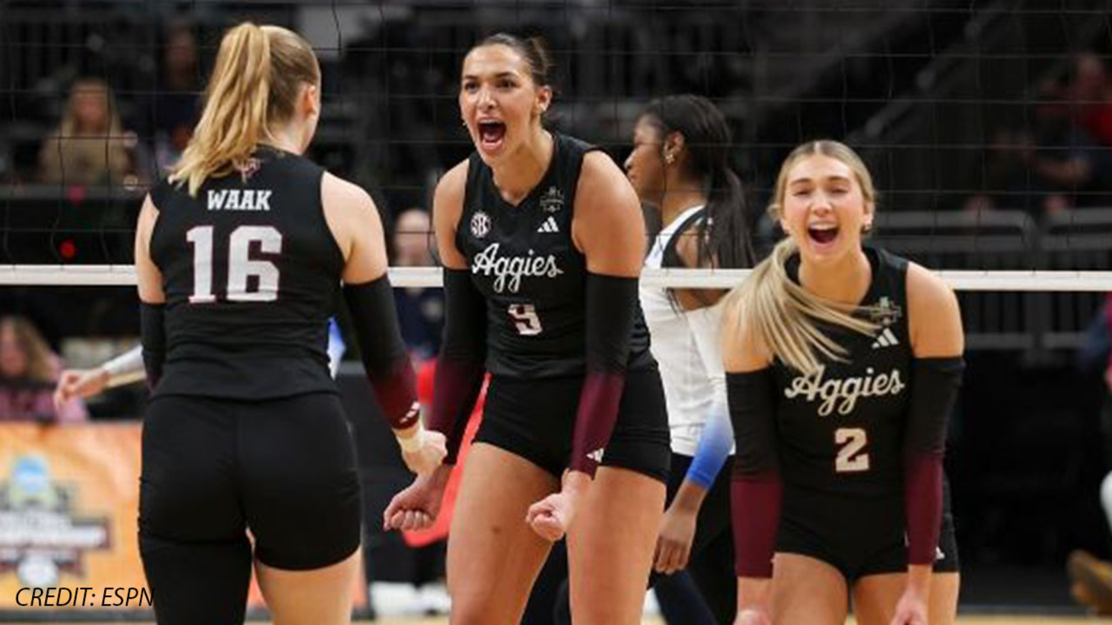 Texas A&M wins first ever volleyball title in school history after beating Kentucky Wildcats