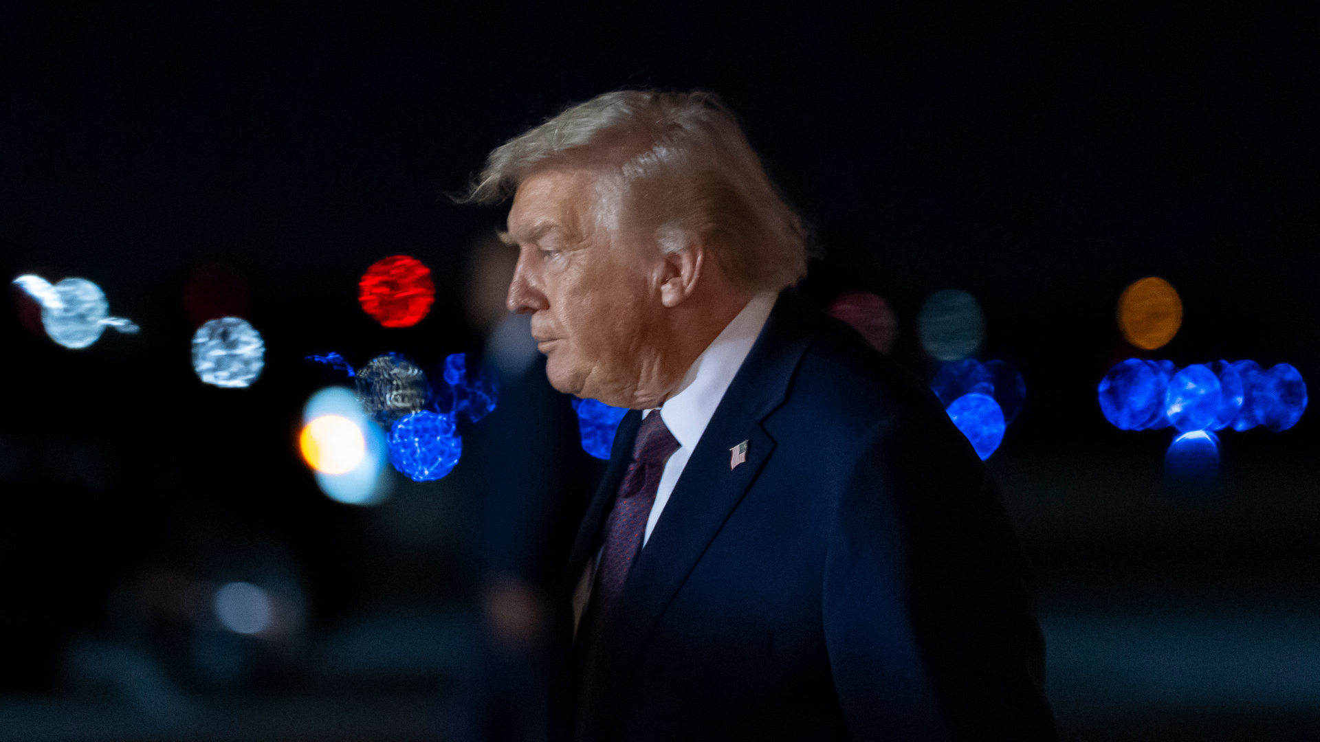 President Donald Trump arrives on Air Force One at Palm Beach International Airport, Saturday, Dec. 20, 2025, in West Palm Beach, Fla. 