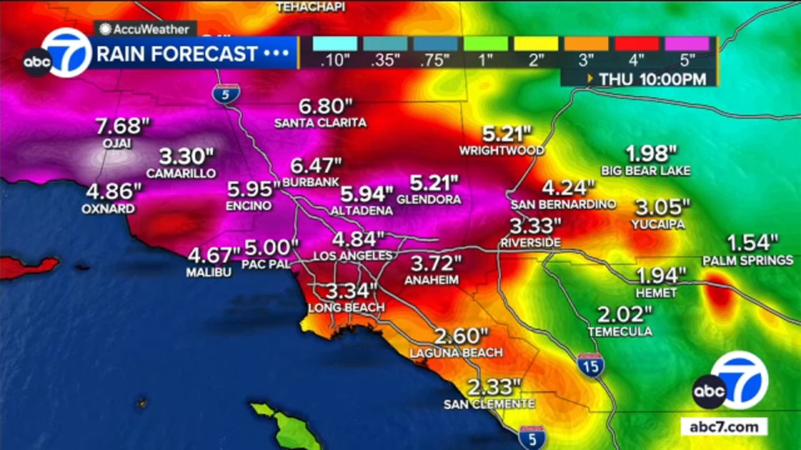 SoCal weather updates: Storm expected to bring heavy rain, 'high risk' of flash flooding for some