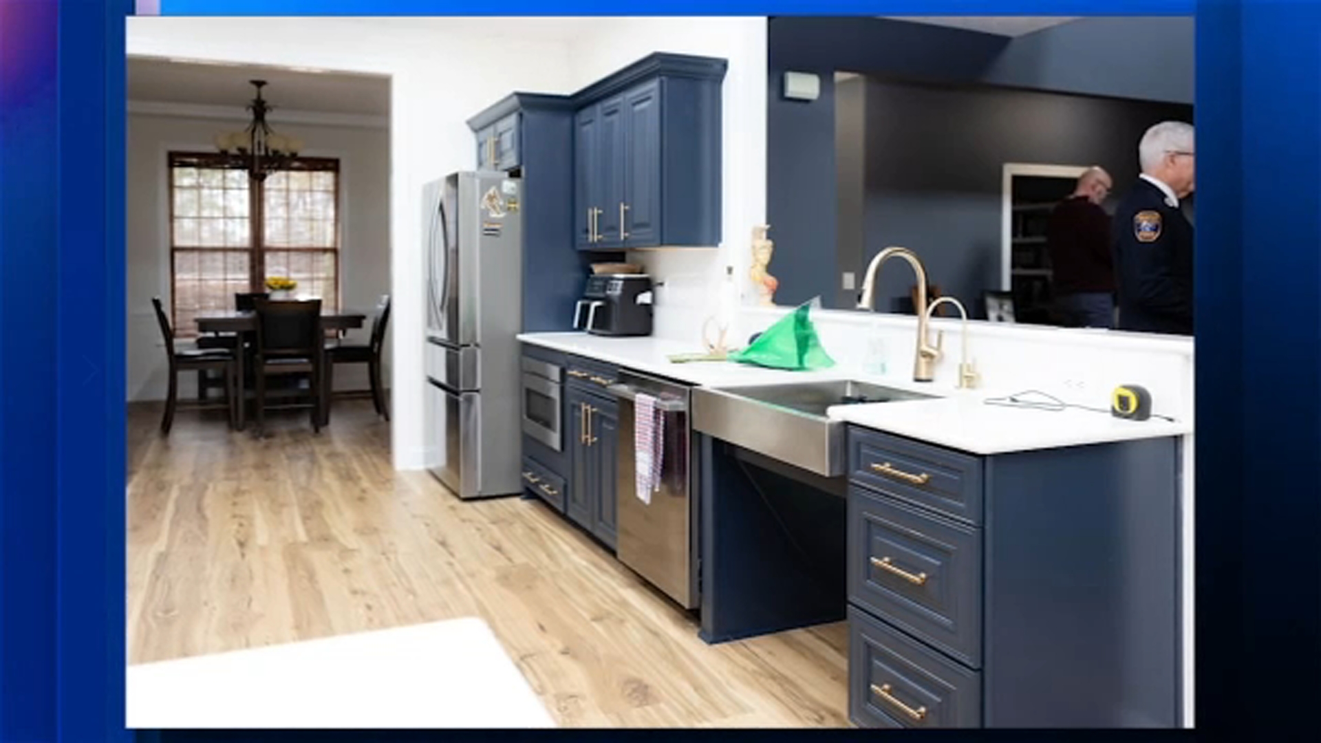 An ADA-compliant kitchen is one of the many improvements to the Fairfax home.