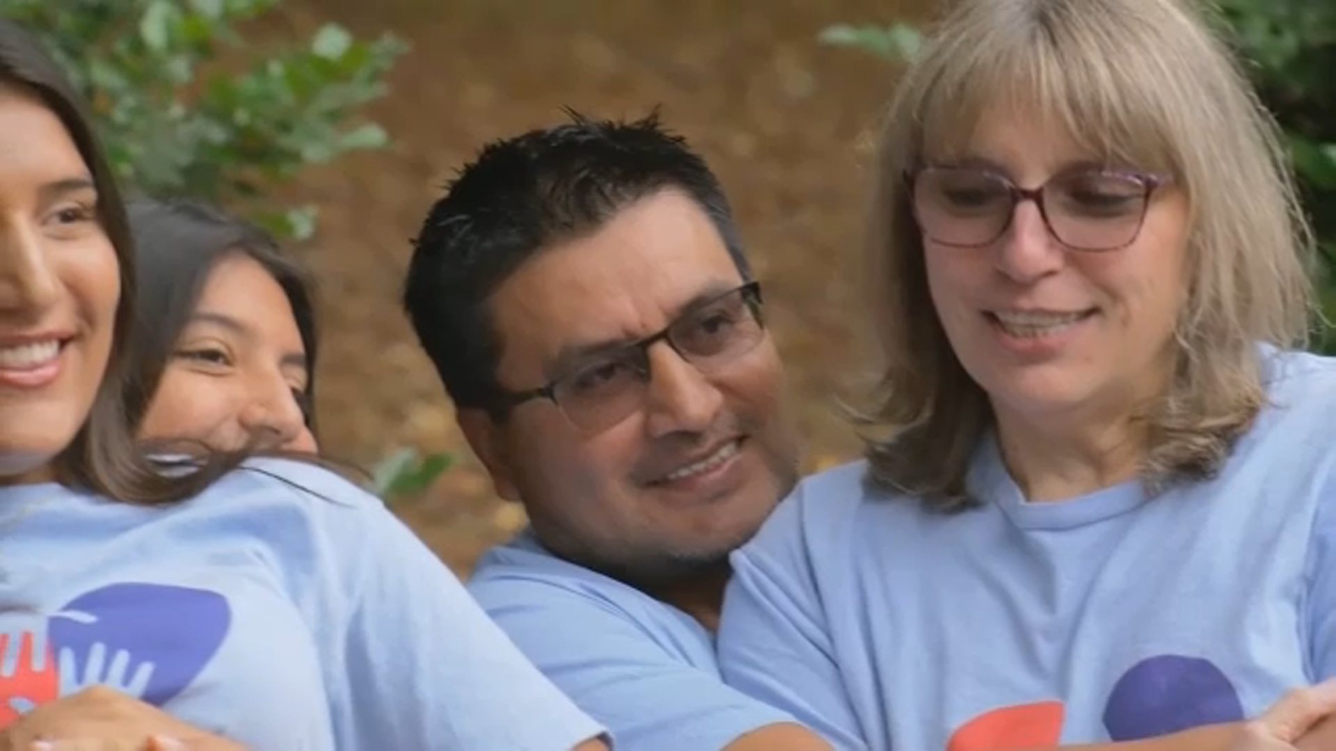 The Rivera family in a happier moment.