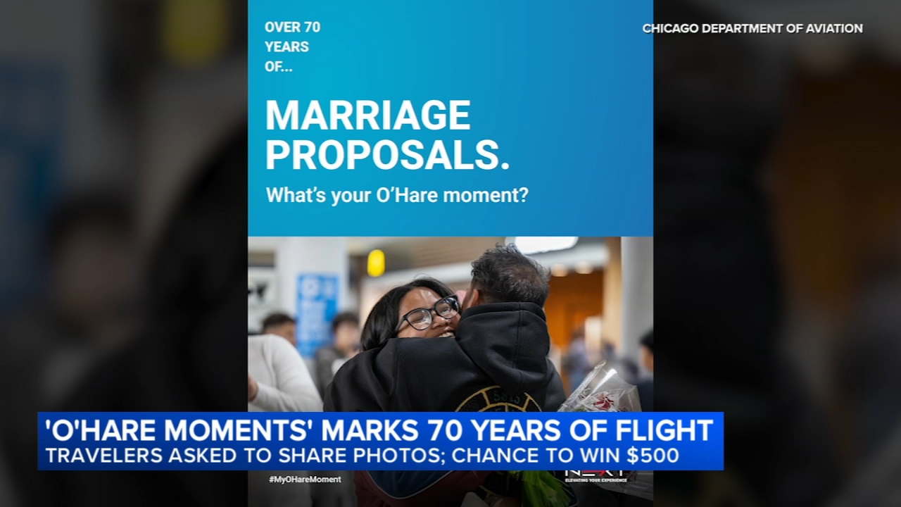 O'Hare Moments campaign commemorating 70 years of flights