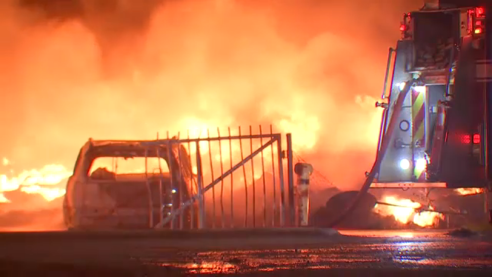 Firefighters battle NE Houston fire that HPD says is expected to burn for several days