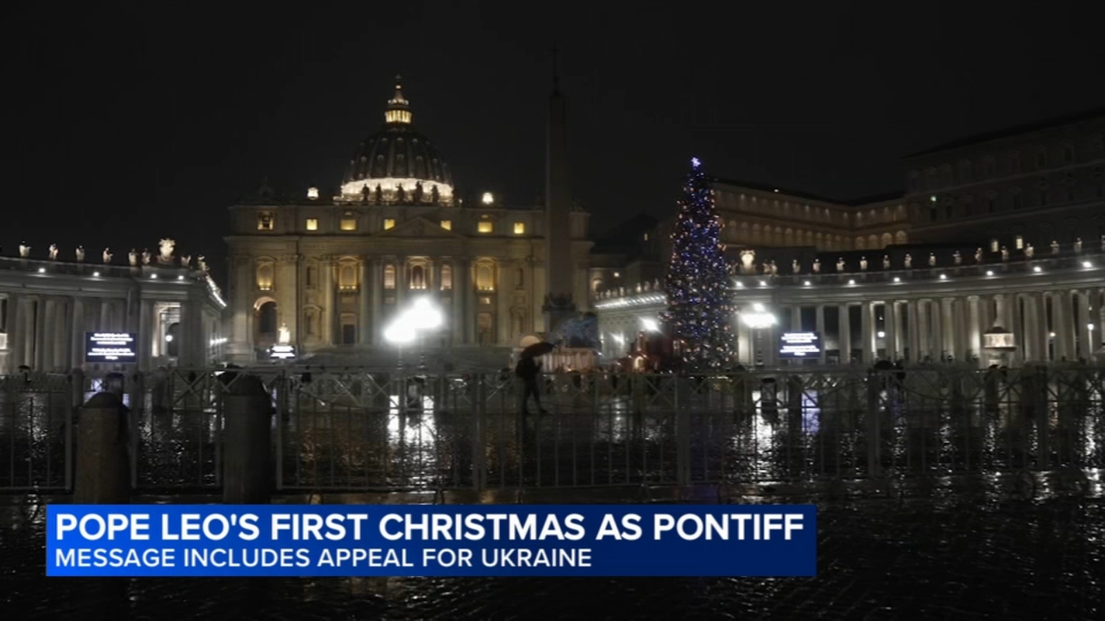 Pope Leo to celebrate 1st Christmas as pontiff with midnight Mass at Saint Peter's Basilica