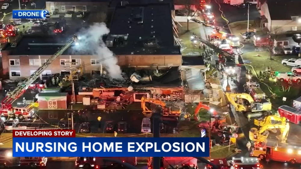Nursing home explosion in Bucks County leaves 1 resident, 1 employee dead