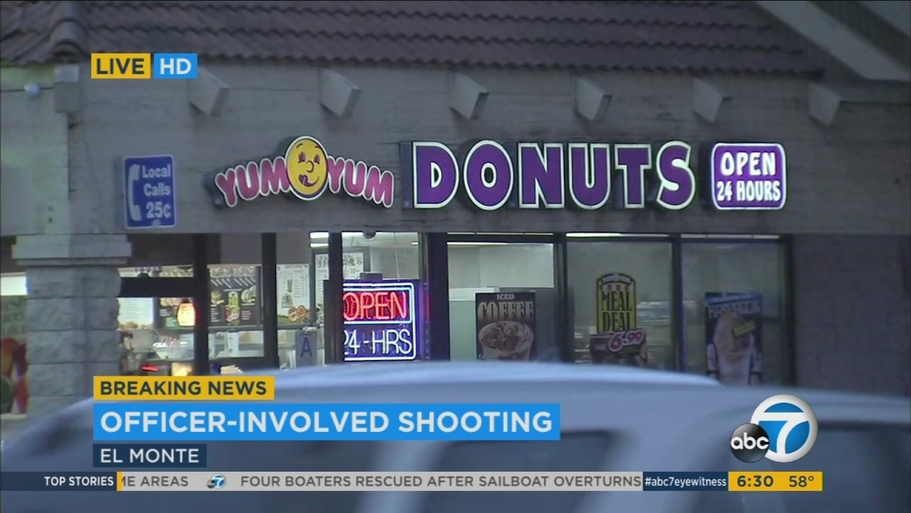 Suspect confronts El Monte police with knife before being shot