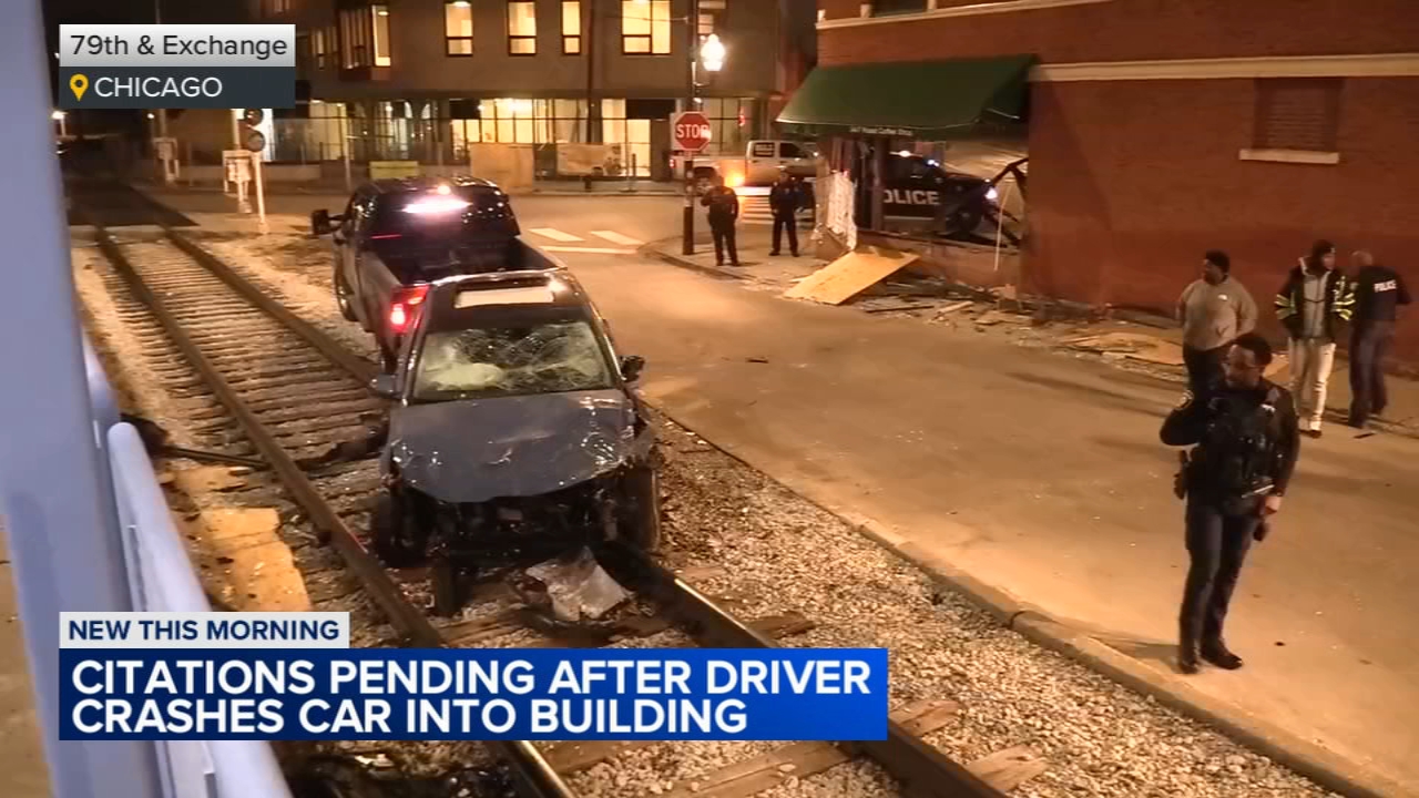 Driver crashes into building in South Shore neighborhood, police say