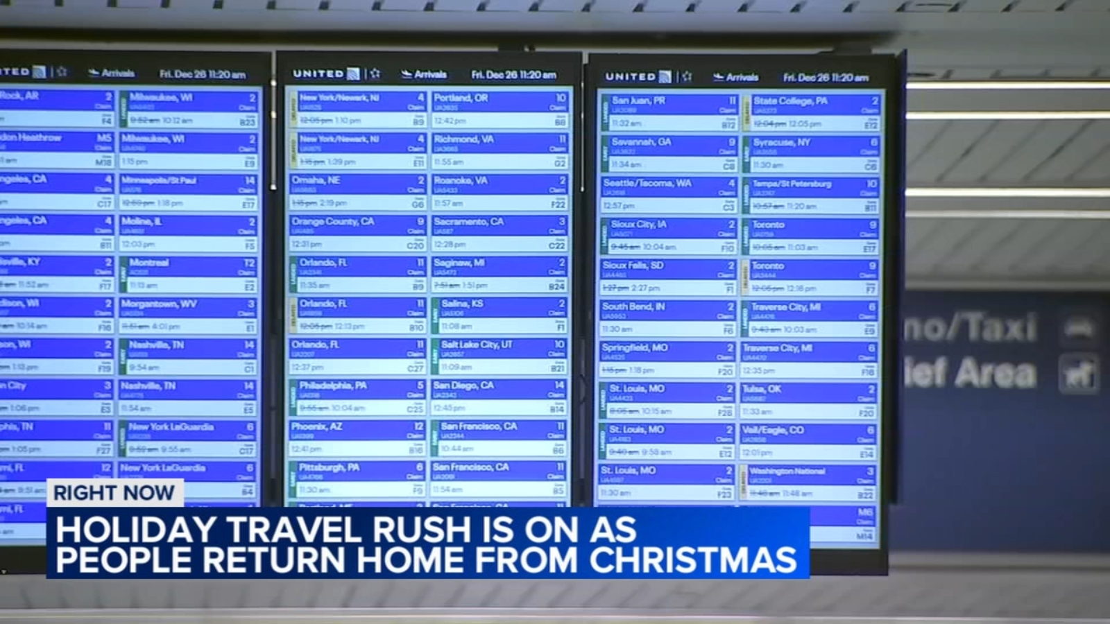 Holiday travel rush picks up in Chicago area as parts of country slammed with severe weather