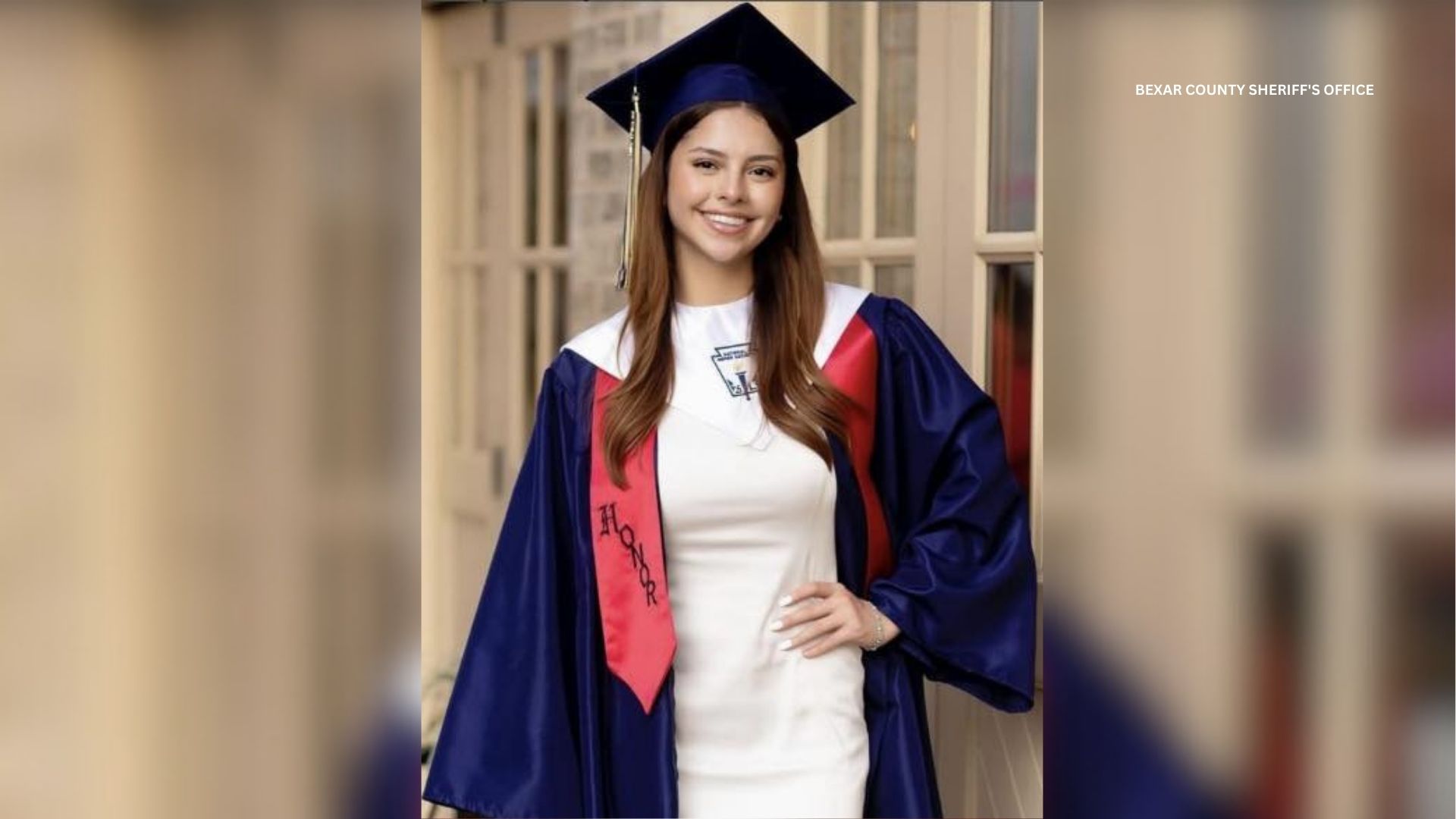 In this photo released by the Bexar County Sheriff's Office, Camila Mendoza Olmos, 19, is shown.