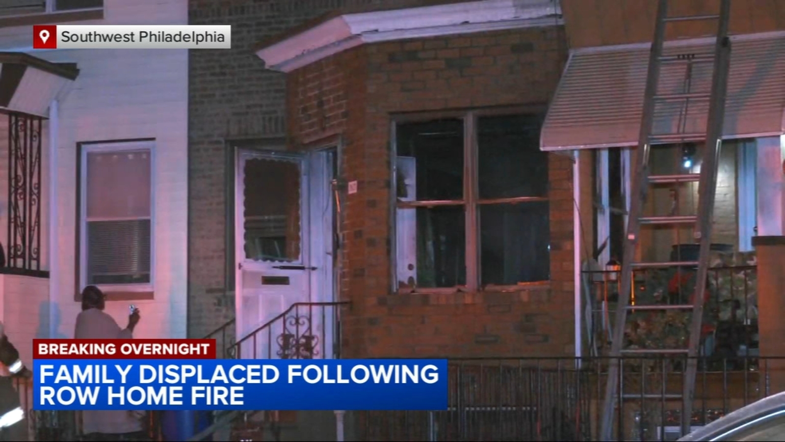 Family displaced after fire inside Southwest Philadelphia home