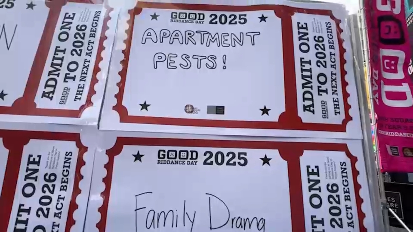 New Yorkers say goodbye to bad memories from 2025 in annual 'Good Riddance Day'