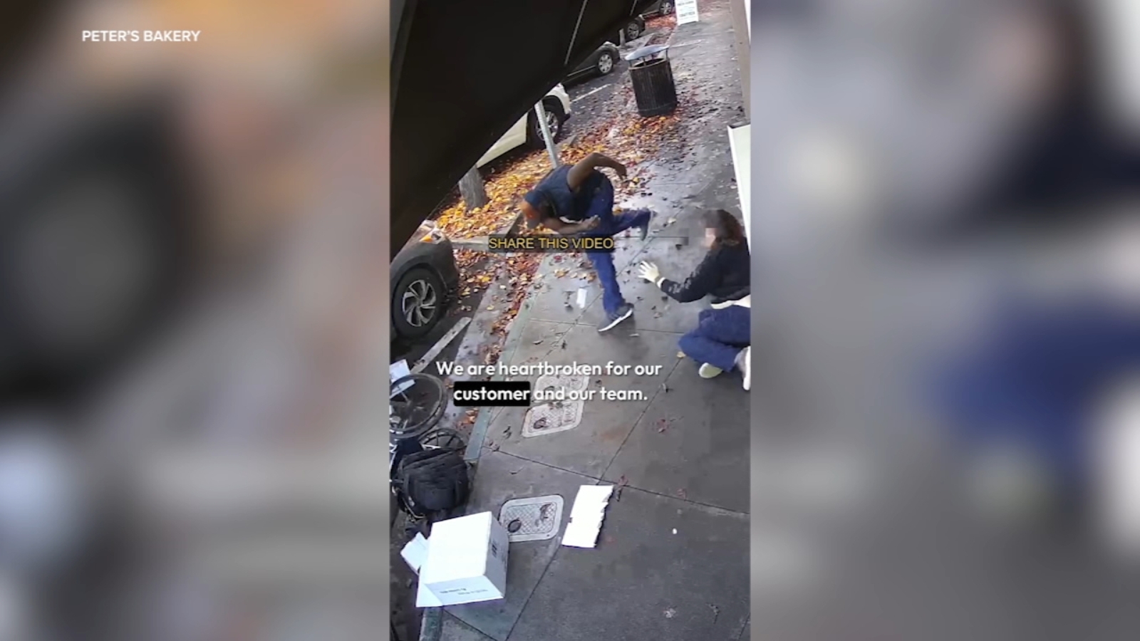 Beloved San Jose bakery releases video of unnamed assailant's attack on employees and customer