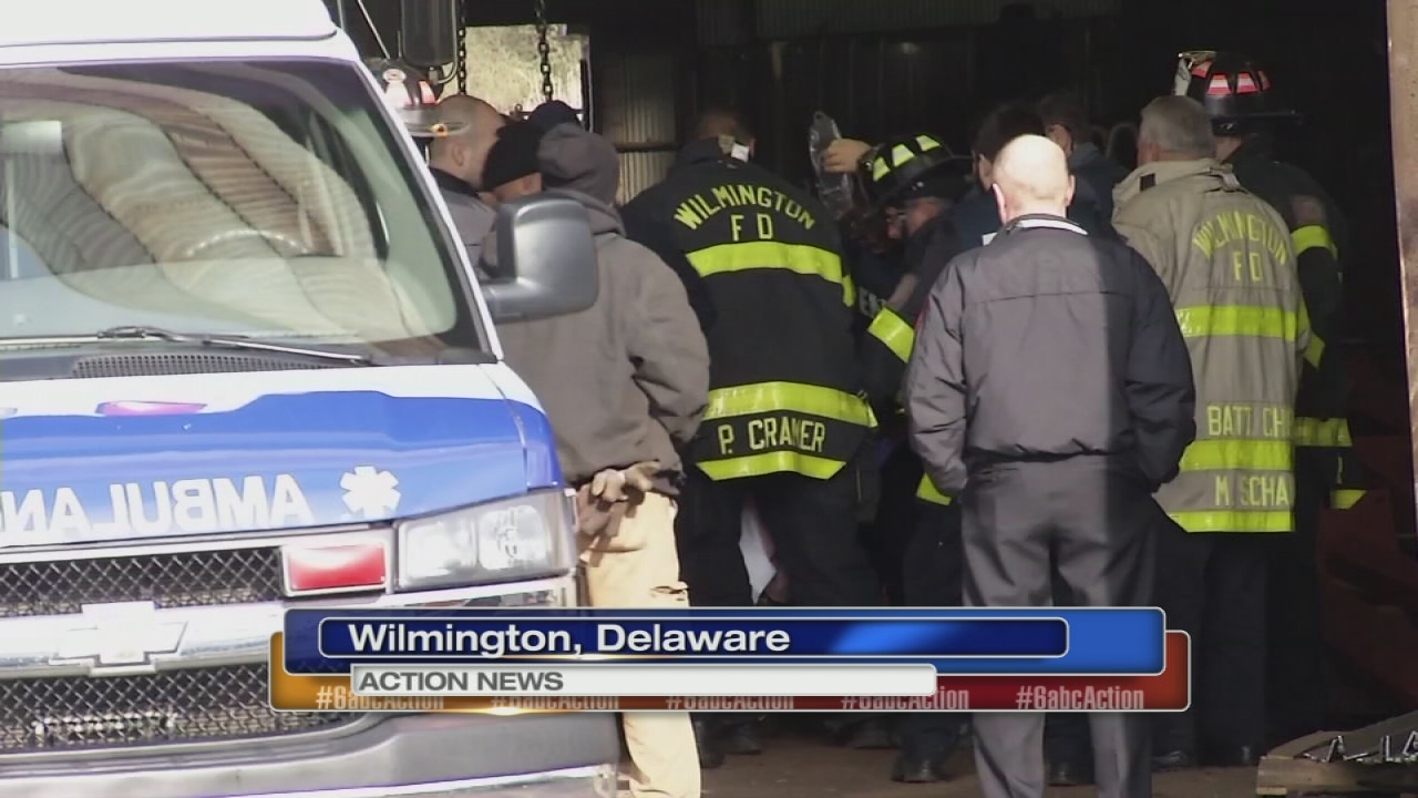 Wilmington worker injured by falling steel beams