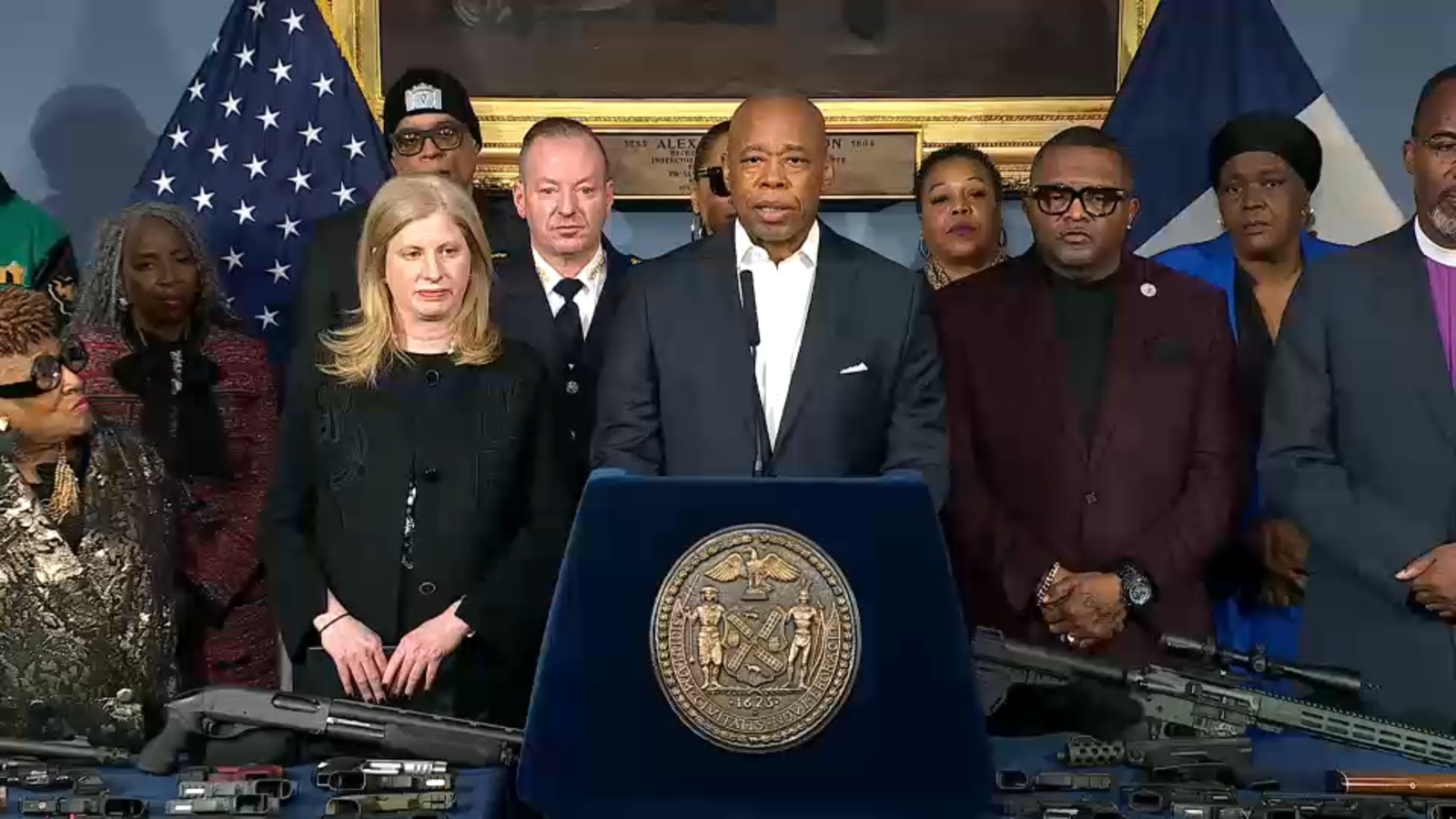 New York City Mayor Eric Adams touts decrease in violent crime as time in office draws to a close - ABC7 New York