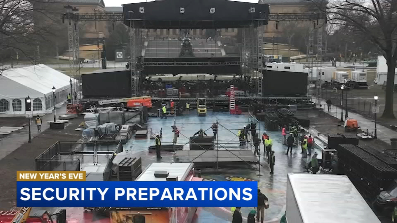 Security is top of mind ahead of New Year's Eve concert and fireworks in Philadelphia