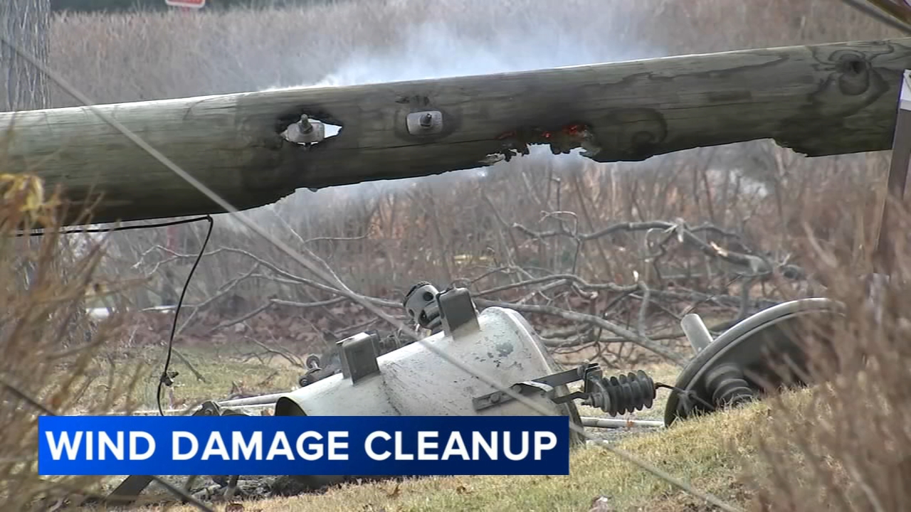 Wind storm uproots trees, knocks out power to thousands across region