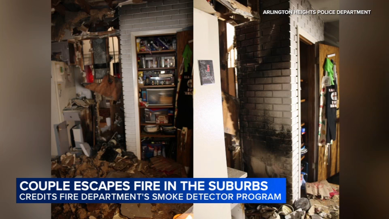Suburban couple says free smoke detector helped save their lives