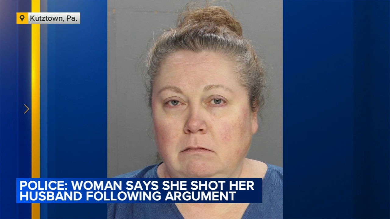 Pennsylvania woman says she shot her husband to death after he was 'antagonizing' her, police say