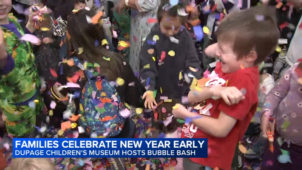 Children ring in 2026 in early New Year's Eve events across area