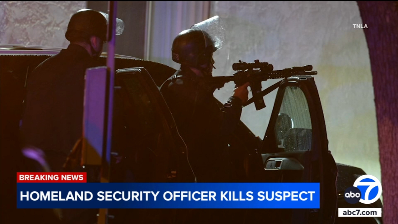 Homeland Security officer shoots, kills suspect in Northridge