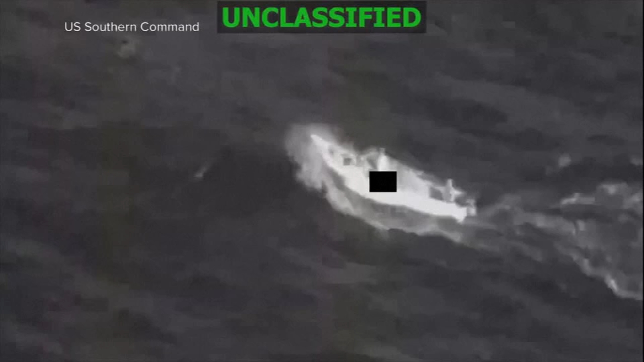 US military strikes 5 more alleged drug boats, killing 8 and possibly leaving survivors