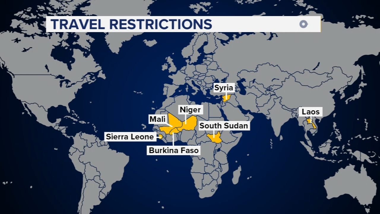 New travel ban country list: President Donald Trump US travel
