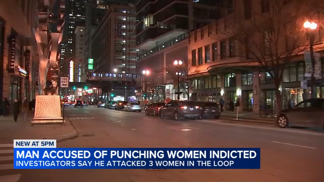 Man accused of punching women in the Loop indicted