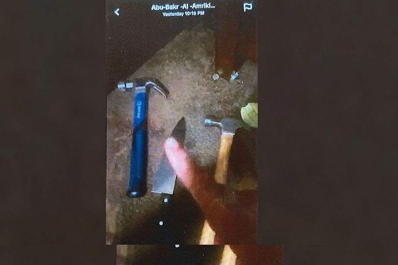 Evidence photo released by the U.S. Department of Justice after the FBI said it "thwarted a potential" New Year's Eve terror attack in North Carolina.