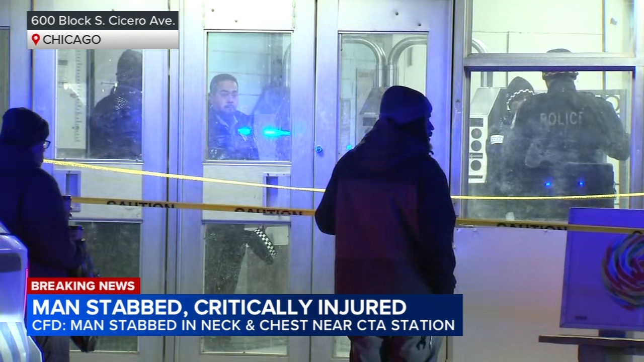 Man critically injured in stabbing near CTA Blue Line station: CFD