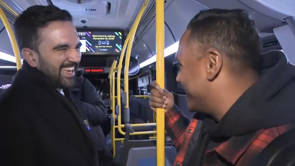 Mayor Mamdani talks to Queens bus riders about plans for free service