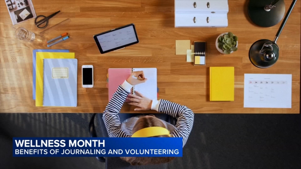 Benefits of journaling, volunteering on wellness