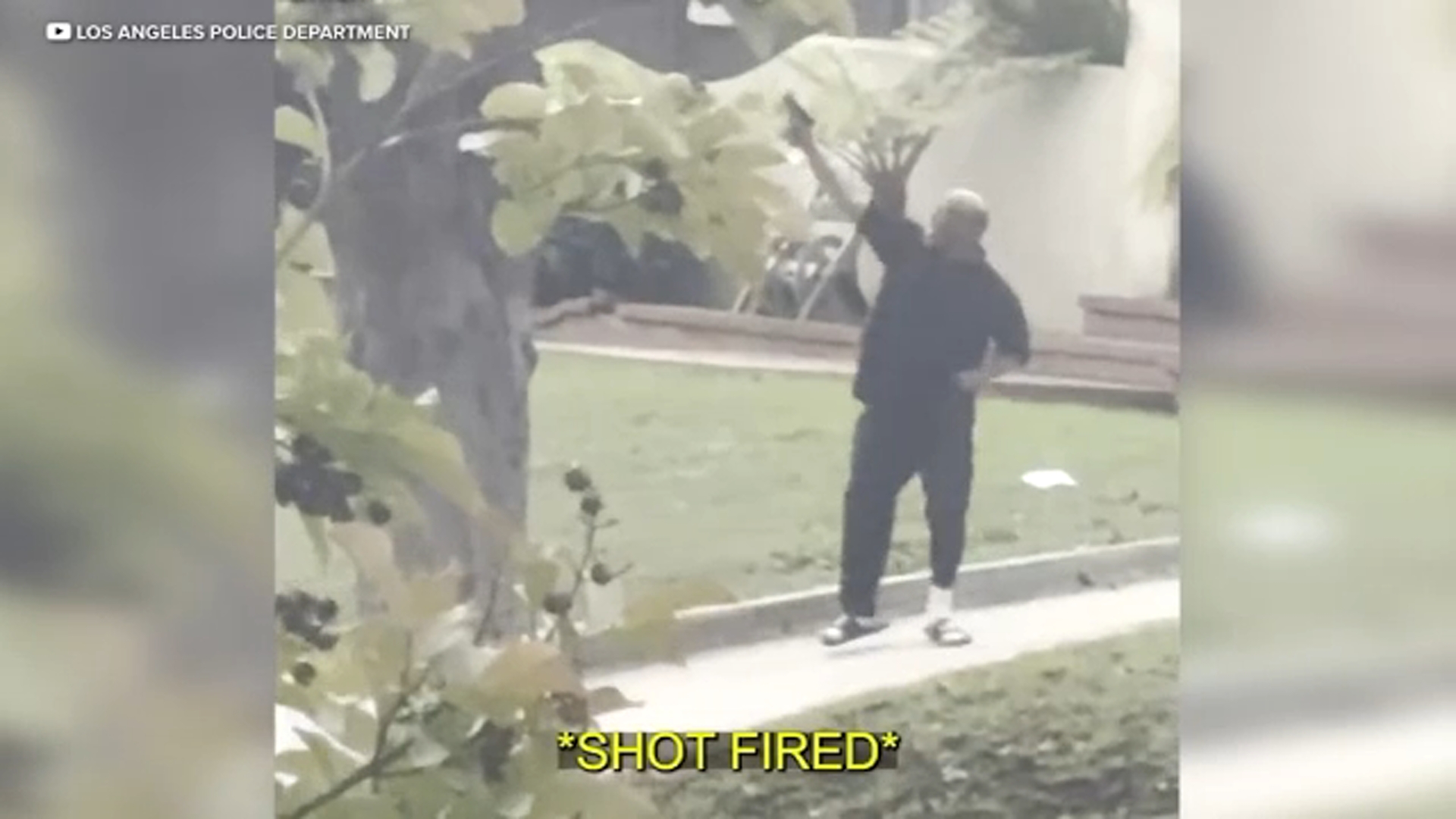 Police release bodycam video of confrontation involving man who shot at LAPD helicopter