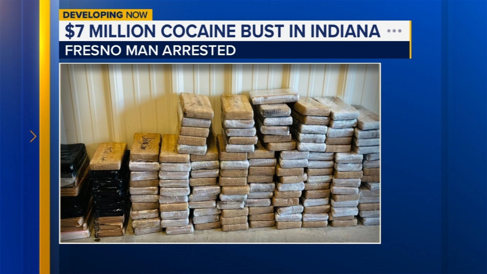 Fresno man arrested in cocaine bust in Indiana, police say