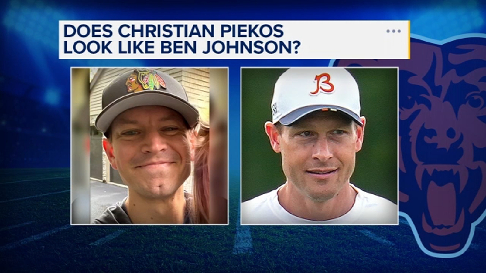 Bedford Park hosting Chicago Bears coach Ben Johnson look-alike contest ...