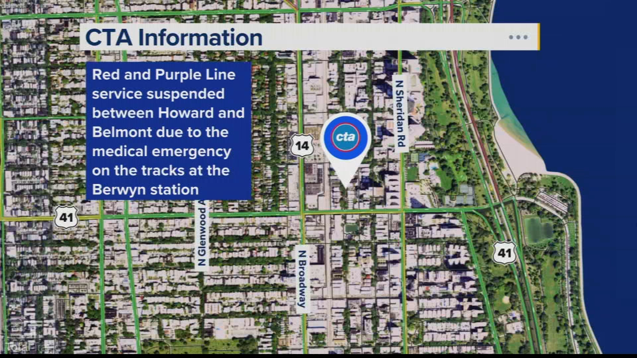Medical emergency disrupts CTA Red Line service on North Side