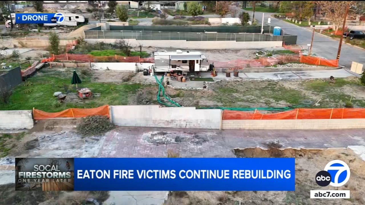 1 year after Eaton Fire, a look at rebuilding in Altadena