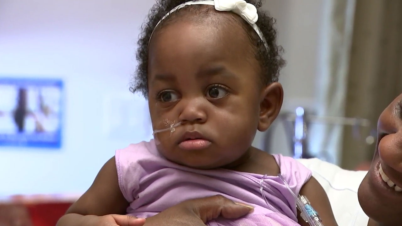 Baby girl celebrates 1st birthday after long fight at CHLA NICCU