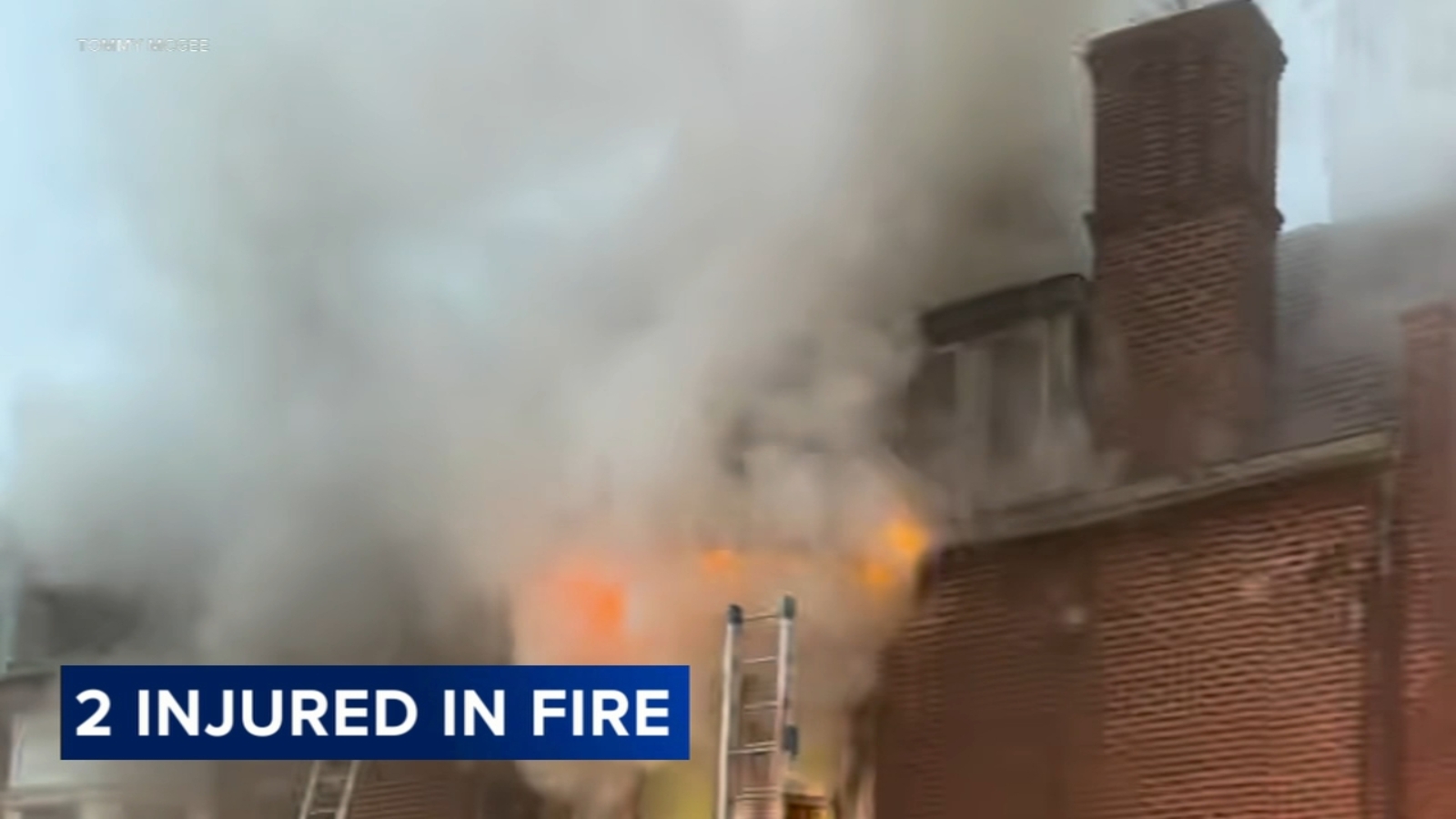 2 people rescued from church building fire in Philadelphia's Grays Ferry neighborhood