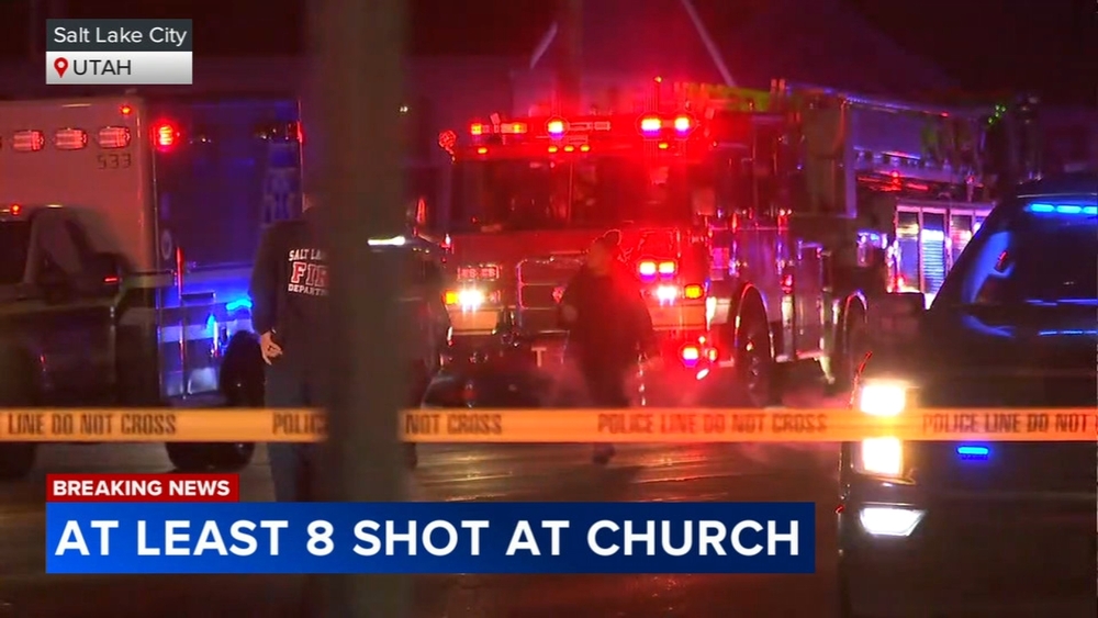 8 people shot, 2 fatally, at LDS church in Salt Lake City: Police
