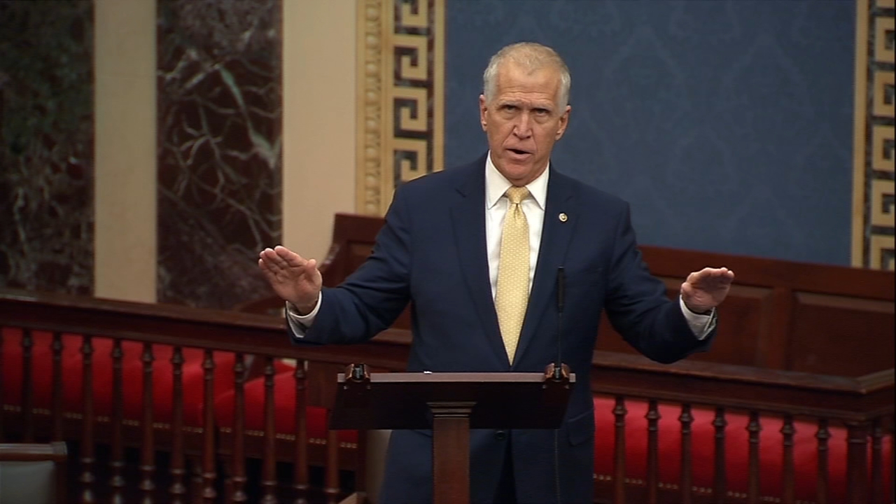 Sen. Tillis slams Stephen Miller over Greenland comments