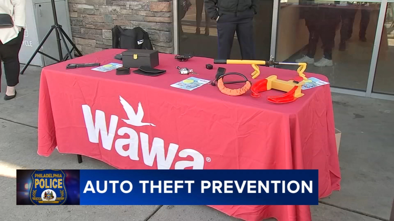 Philadelphia Police Department launches campaign to help prevent auto theft