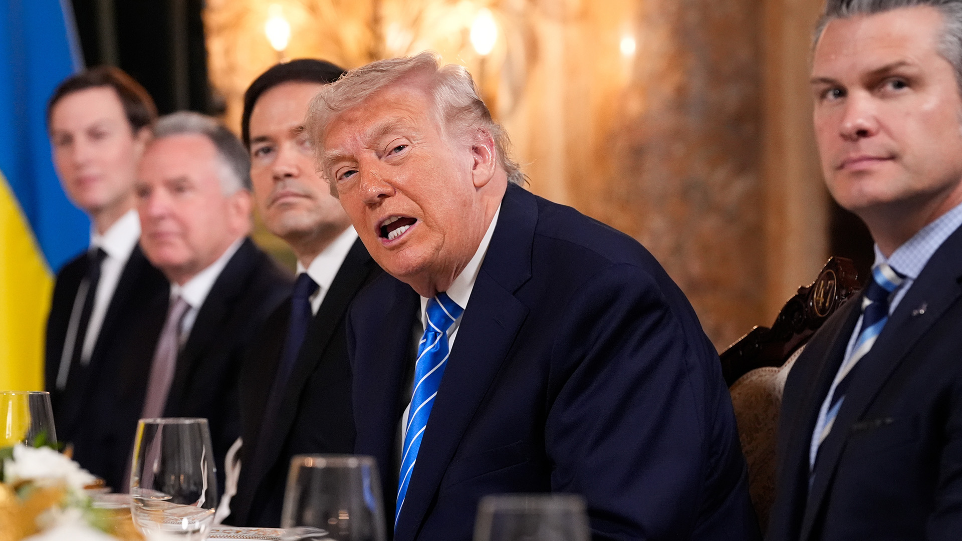 Donald Trump en su club Mar-a-Lago, el domingo 28 de diciembre de 2025, en Palm Beach, Florida. (AP Foto/Alex Brandon)