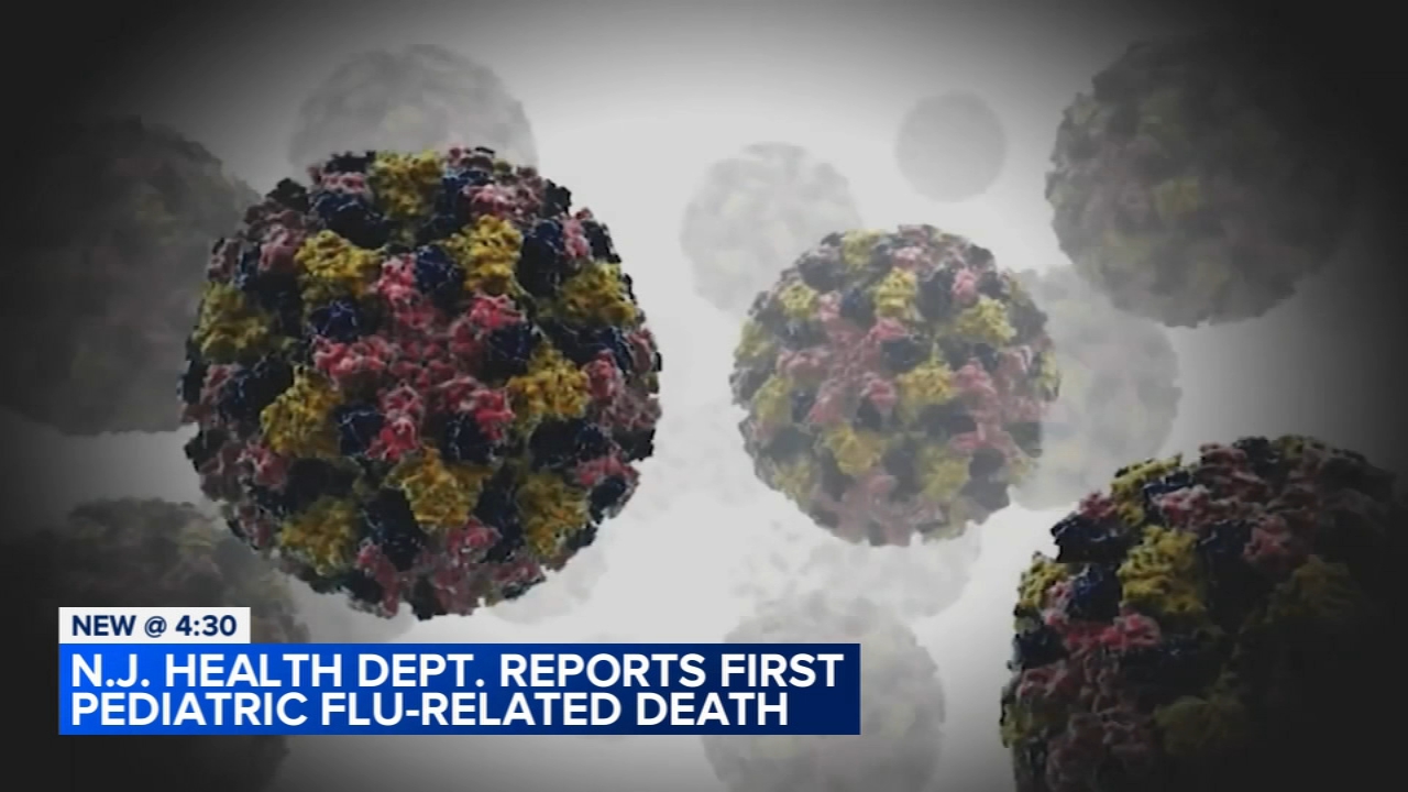 New Jersey Department of Health confirms first pediatric flu death of the season