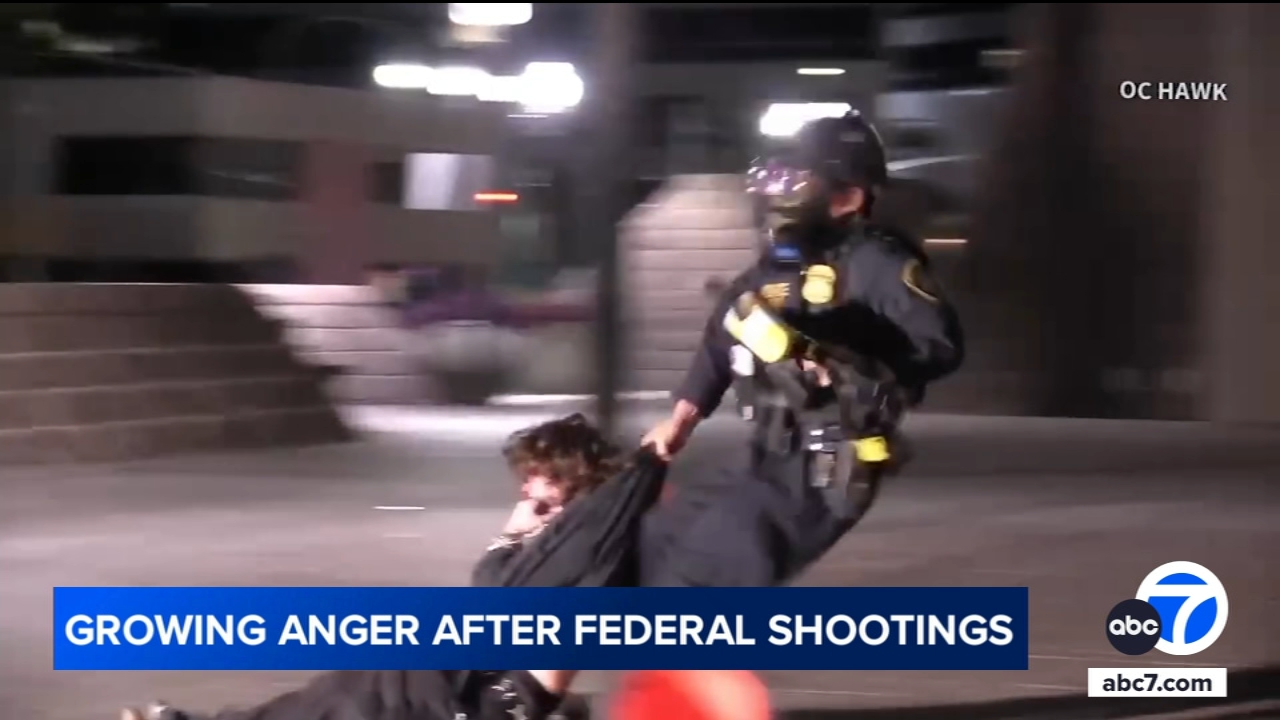 OC protest turns violent as federal officers move in on demonstrators