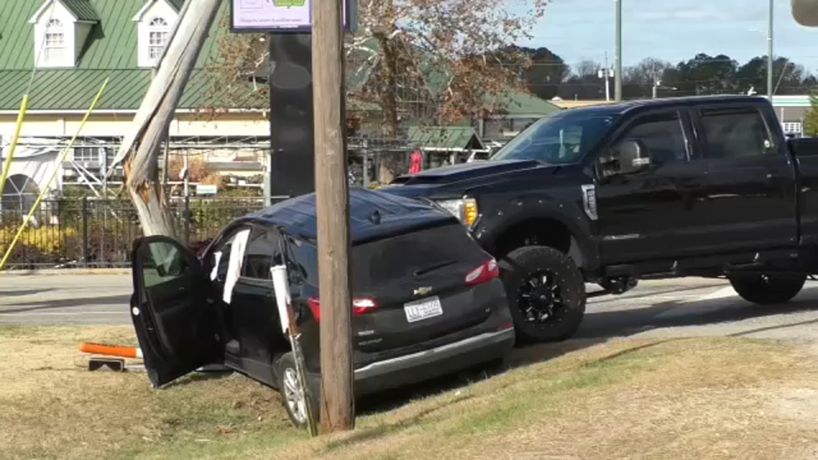 Deadly crash in Harnett County causes power pole collapse, road closure